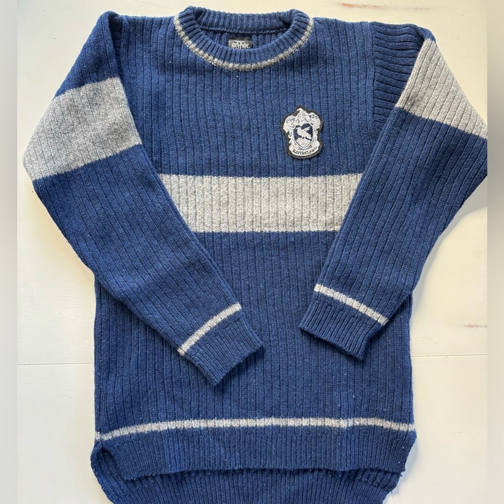 Harry Potter Wizarding World Quidditch Crewneck Sweater Ravenclaw Small